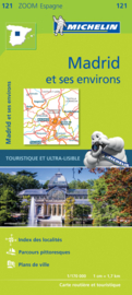 Wegenkaart  Madrid en omgeving | Michelin 121 | ISBN 9782067219618