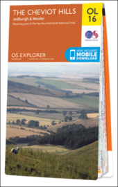 Wandelkaart The Cheviot Hills | Explorer Maps OL16 | Ordnance Survey | 1:25.000 |  ISBN 9780319242551