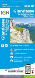 Wandelkaart Glandasse, Col de la Croix Haute, Chatillon-en-Diois | Drome - Vercors |  IGN 3237OT - IGN 3237 OT | ISBN 9782758552833