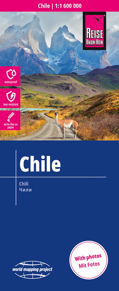 Wegenkaart Chili | Reise Know How | 1 :1,6 miljoen | ISBN 9783831774821