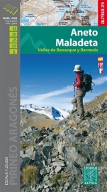 Wandelkaart Aneto - Maladeta | Editorial Alpina | 1:25.000 | ISBN 9788480905718