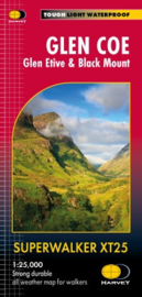 Wandelkaart Glen Coe | Harvey Maps | Schaal 1:25.000 | ISBN 9781851376421