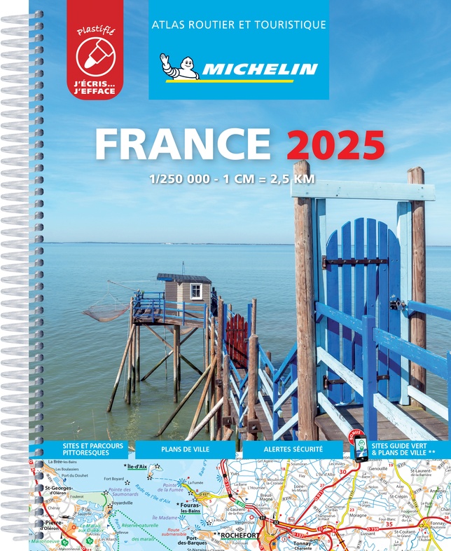 Wegenatlas Frankrijk 2025 | Michelin | ISBN 9782067265172