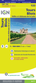Wegenkaart - Fietskaart Tours - Blois | IGN 133 | ISBN 9782758547563