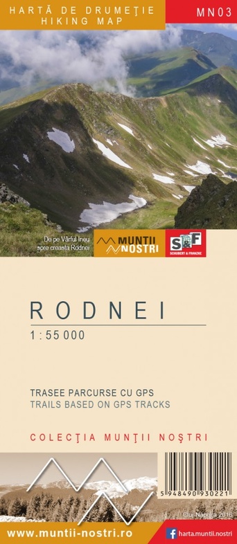 Wandelkaart Muntii Nostri Rodnei | Schubert & Franzke | 1:50.000 | ISBN 5948490930221