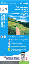 Wandelkaart Le Hohneck - Gerardmer - La Bresse - Col de la Schlucht - Granges-sur-Vologne | Vogezen | IGN 3618 OT - IGN 3618OT | ISBN 9782758550341