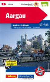 Fietskaart Aargau | Kümmerly+Frey nr. 05 | 1:60.000 | ISBN 9783259024058