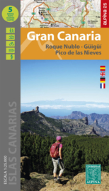 Wandelkaart Gran Canaria | Editorial Alpina 4-delig | 1:25.000 | ISBN 9788480908542