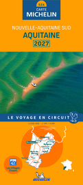 Wegenkaart Aquitaine 2027 | Michelin 17524 | 1:200.000 | ISBN 9782067271647
