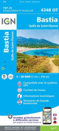Wandelkaart Bastia, St-Florent, Murato | 1:25.000 | Corsica -  IGN 4348OT - IGN 4348 OT  | ISBN 9782758514282
