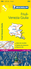 Wegenkaart - Fietskaart Venezia - Friuli - Giulia | Michelin 356 | 1:200.000 | ISBN 9782067127180