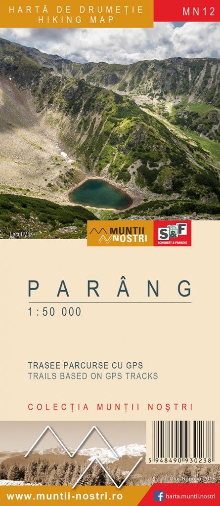 Wandelkaart Parang - Muntii Parang | Schubert & Franzke | 1:50.000 | ISBN 5948490930238
