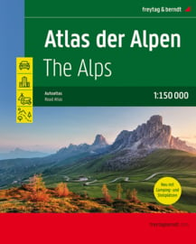 Wegenatlas Alpen | Freytag & Berndt | 1:150.000 | ISBN 9783707918625