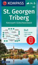 Wandelkaart 885 St. Georgen - Triberg | Kompass 885 | 1:25.000  | ISBN 9783991212744