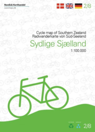 Fietskaart Zuid-Sjaelland | Scanmaps nr. 2 | 1:100.000 | ISBN 9788779671171