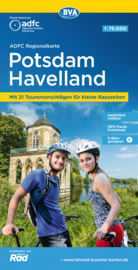 Fietskaart Potsdam/Havelland | ADFC - BVA regionalkarte | 1:75.000 | ISBN 9783969901731