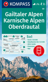 Wandelkaart Gailtaler-Karnische Alpen | Kompass 60 | 1:50.000 | ISBN 9783991217862