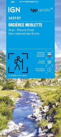 Wandelkaart Orcieres-Merlette, Sirac & Mourre Froid | NP Ecrins | IGN 3437 ET - IGN 3437ET | ISBN 9782758557579