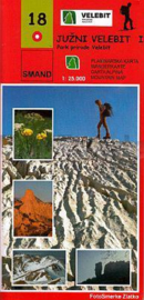 Wandelkaart užni/Southern Velebit | Smand Map 18 | 1:25.000 | ISBN 9789537163020