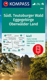 Wandelkaart Südlicher Teutoburger Wald, Eggegebirge Oberwälder Land | Kompass 844 | 1:50.000 | ISBN 9783990449974