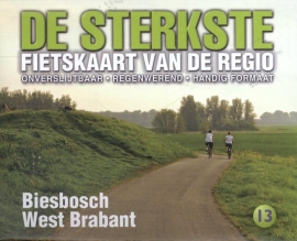 Fietskaart De sterkste fietskaart van de regio : De Biesbosch en west Brabant | Buijten & Schipperheijn | 1:50.000 | ISBN 9789058817167