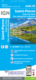 Wandelkaart Saint-Pierre et Cirque de la Cilaos - Reunion |  IGN 4405RT | 1:25.000 | ISBN 9782758546986