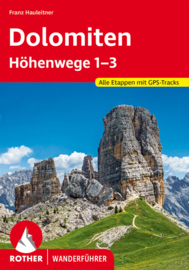 Wandelgids-Trekkinggids Dolomiten Hohenwege 1-3 | Rother Verlag | ISBN 9783763331031