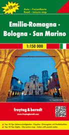 Wegenkaart - Fietskaart Emilia Romagna - Bologna - San Marino |  Freytag & Berndt | ISBN 9783707914863