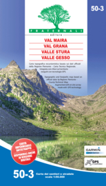 Wandelkaart Val Maira - Val Grana - Valle Stura - Valle Gesso | Ed. Fraternali | 1:50.000 | ISBN 9788897465317