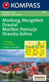 Wandelkaart-Fietskaart Marburg-Pomurje-Drautal | Kompass 2802 | 1:75.000 | ISBN 9783850261357