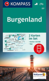 Wandelkaart Burgenland | Kompass 227 | 1:50.000 | ISBN 9783990442784