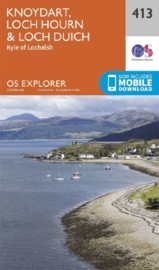 Wandelkaart Knoydart, Loch Hourn & Loch Duich - 413 | 1:25.000 | ISBN 9780319246481