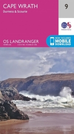 Wandelkaart Cape Wrath, Durness & Scourie | Ordnance Survey 9 | ISBN 9780319261071