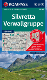 Wandelkaart Silvretta - Verwallgruppe | Kompass 41 | 1:50.000 | ISBN 9783991544531