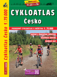Fietsatlas - wegenatlas Tsjechië : Cesko Cykloatlas | Shocart | 1:75.000 | ISBN 9788072246267