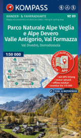 Wandelkaart Parco Naturale Alpe Veglia e Alpe Devero Domodóssola | Kompass 89 | 1:50.000 | ISBN 9783991541707