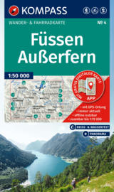 Wandelkaart Füssen - Ausserfern | Kompass 4 | 1:50.000 | ISBN 9783991543121