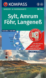 Wandelkaart Sylt, Amrum, Fohr | Kompass 784 | 1:35.000 | ISBN 9783991545330