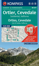 Wandelkaart Ortler, Cevedale | Kompass 077 | 1:25.000 | ISBN 9783991545170