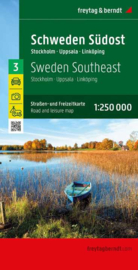 Wegenkaart Zweden nr. 3 |  Freytag & Berndt Zweden Zuidoost | ISBN 9783707919936
