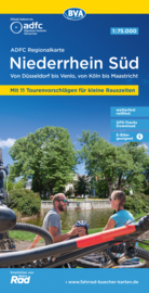 Fietskaart Niederrhein Süd | ADFC regionalkarte | 1:75.000 | ISBN 9783969901724