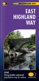 Wandelkaart East Highland Way | Harvey Maps | ISBN 9781851375301