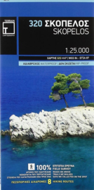 Wandelkaart Skopelos - Sporaden | Terrain Maps 320 | 1:25.000 | ISBN 9789609456098