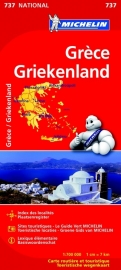 Wegenkaart Griekenland | Michelin 737 | 1:700.000 | ISBN 9782067172005