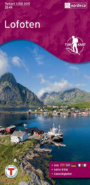 Wandelkaart Lofoten 2549 | Nordeca | 1:100.000 | ISBN 7046660025499