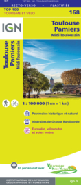 Wegenkaart - fietskaart Toulouse - Albi - Muret - Montauban - Pamiers | IGN 168 | ISBN 9782758547761