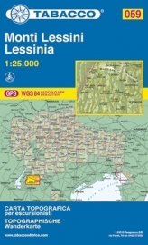 Wandelkaart Monti Lessini - Lessinia | Tabacco 59 | 1:25.000 | ISBN 9788883150999