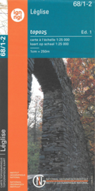 Topografische kaart Belgie NGI 68 / 1-2 Leglise | 1:25.000 - ISBN 97894623530845