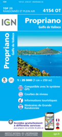 Wandelkaart Propriano, Golfe di Valinco | Corsica -  IGN 4154OT - 4154 OT