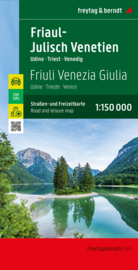 Wegenkaart - Fietskaart Friaul - Julisch Venetien - Udine - Triest | 1:150.000 | Freytag & Berndt | ISBN 9783707921878